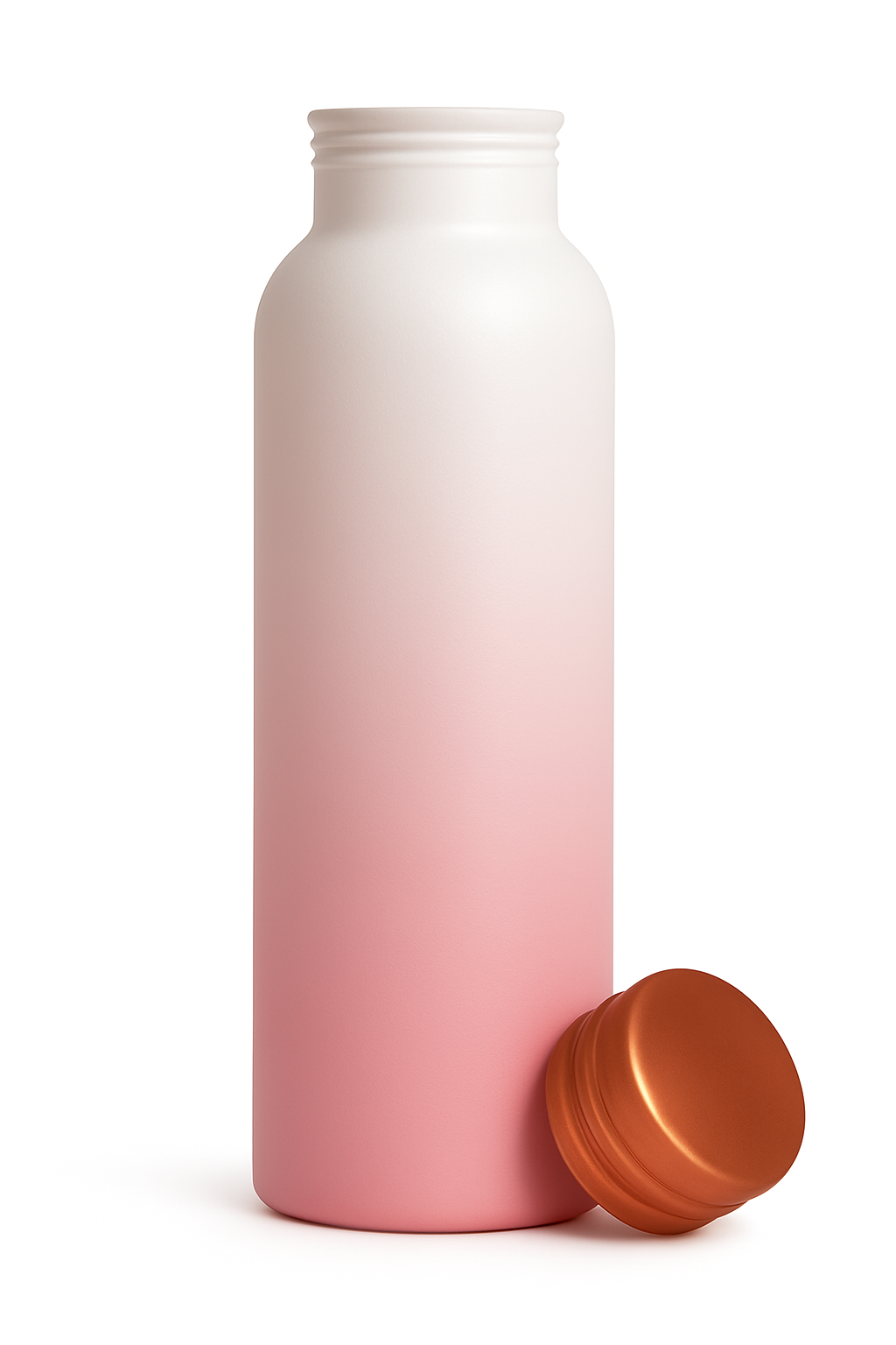 Pure Copper Bottle with Anti-oxidant properties | Pink Ombre variant