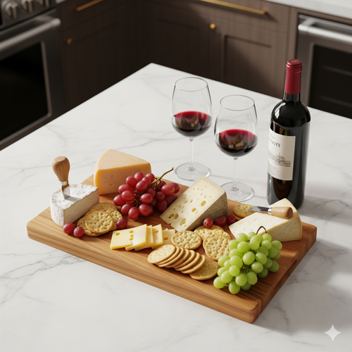 alter:Native Premium Wooden Cutting Board - Sustainable Kitchen Essential & Serving Board for Food Prep